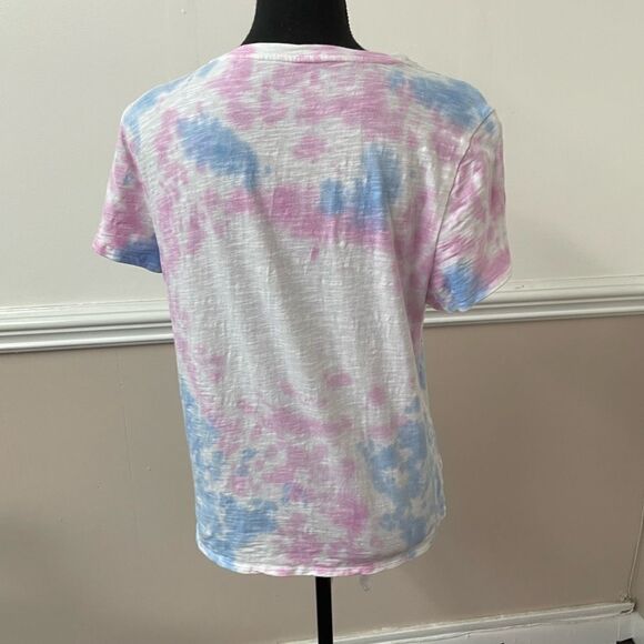 Calvin Klein Jeans Tye Dye Tie Front Tee - Picture 5 of 5